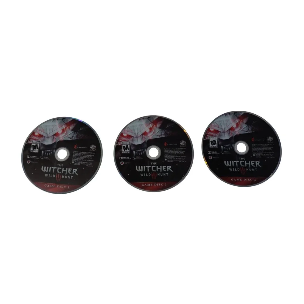 The Witcher 3 Wild Hunt PC DVD-ROM Game with Soundtrack Map Stickers Manual